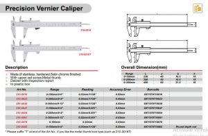 Precision Vernier Caliper